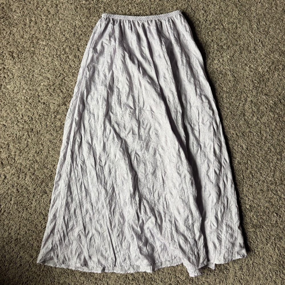 VRG GRL purple slip skirt